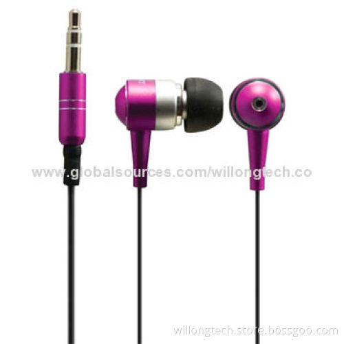 3.5mm Connectors In-ear MP3 Earphones for Christmas Gift, Customized Colors WelcomedNew